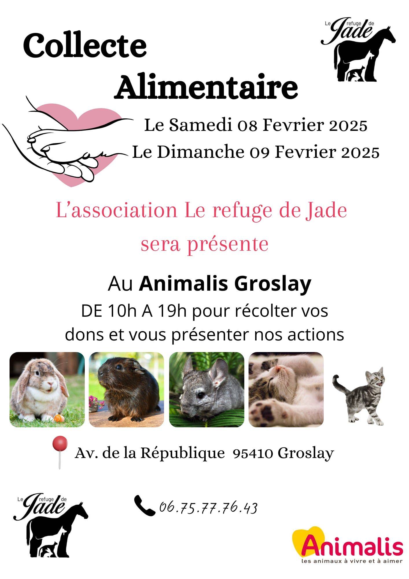Lire la suite à propos de l’article Collecte alimentaire Animalis (Groslay) Février 2025